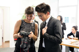 Looking Professional on the CV - Photo Shooting - B.H.M.S. Students