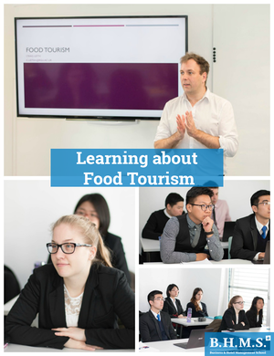 Workshop: Having a lesson about &quot;Food Tourism&quot; - B.H.M.S. Students