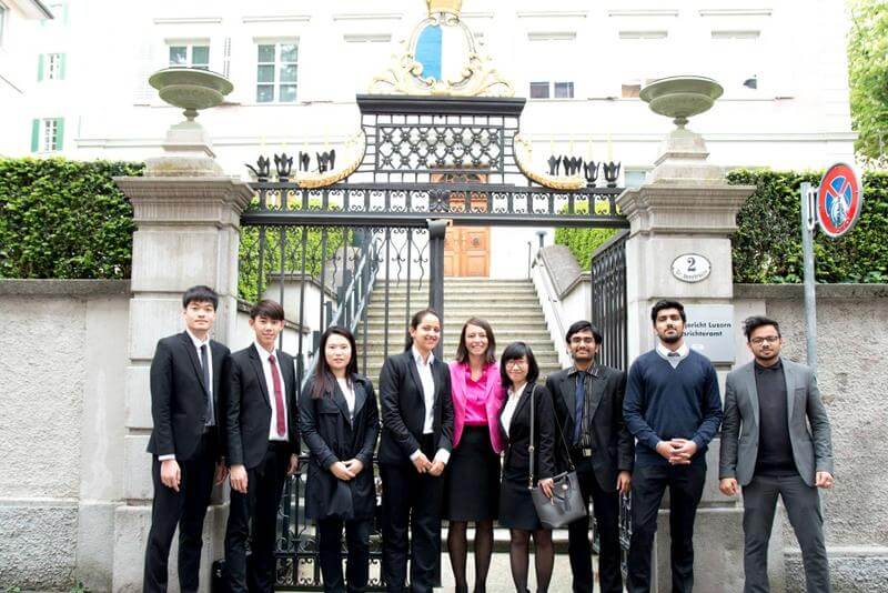 B.H.M.S. Students visit the civil court office in Lucerne 